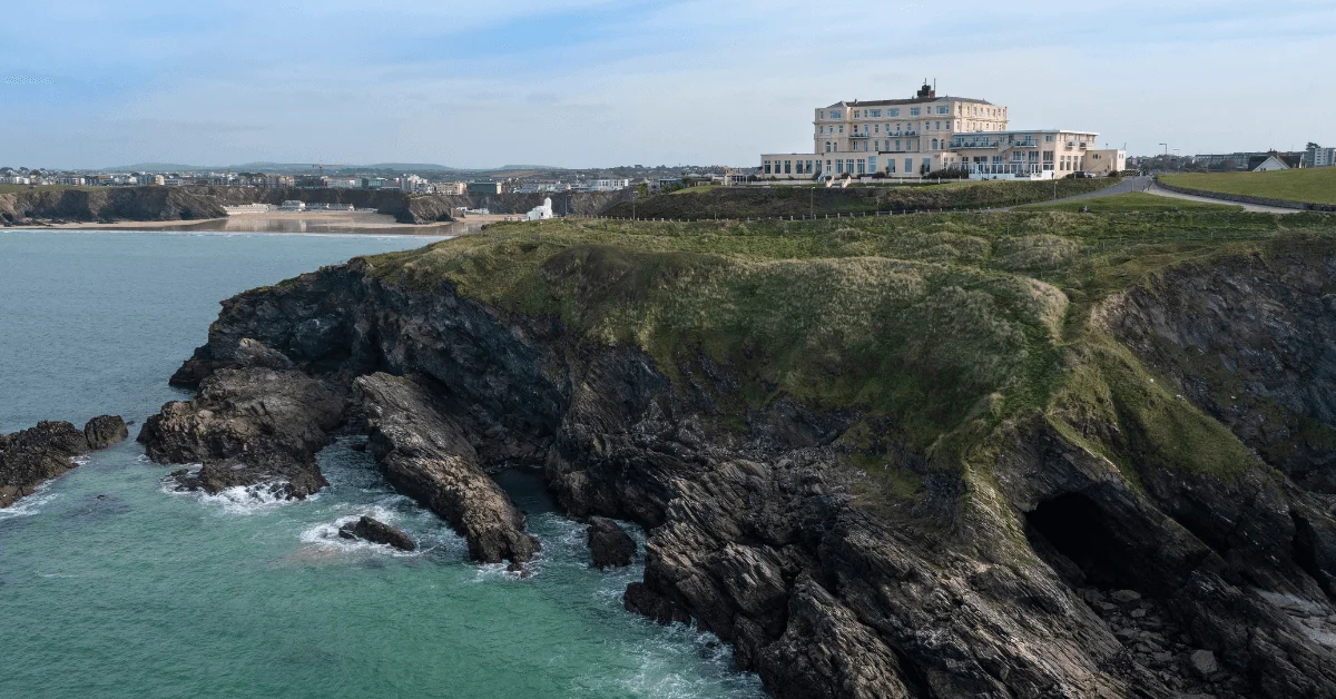 Atlantic Hotel Newquay (Drone View)